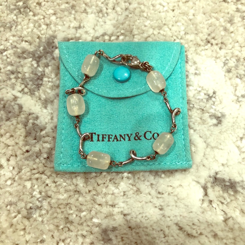 Tiffany Rose Quartz Sterling Silver Bracelet